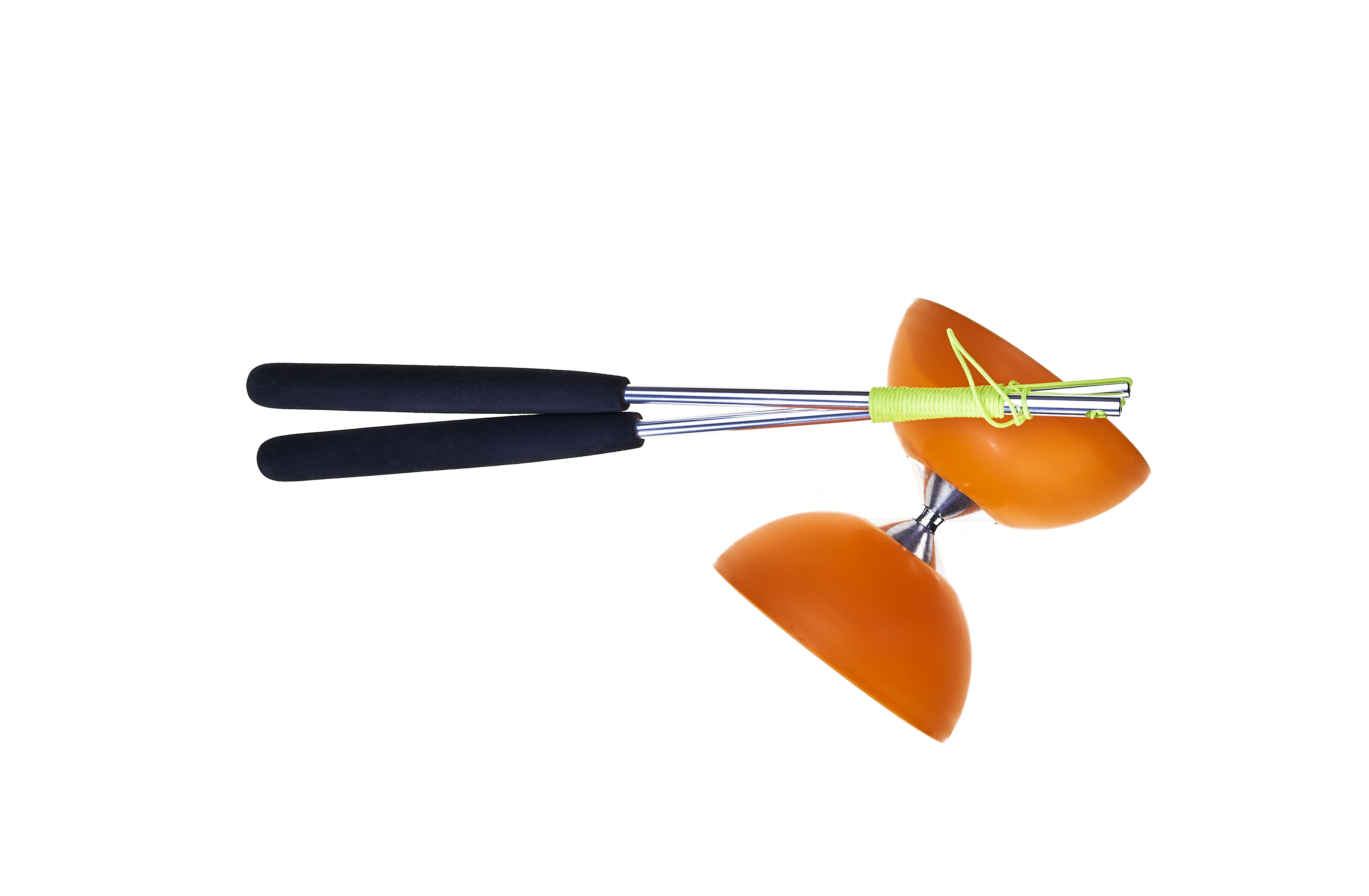 Joc de indemanare - Acrobat 105 - Rubber Diabolo, Orange | Eureka