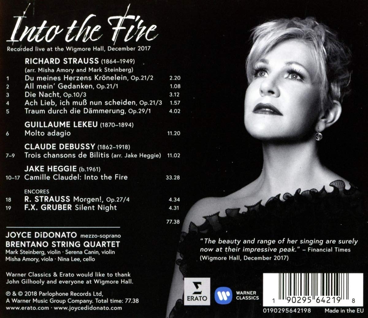 Into the Fire - Live at Wigmore Hall (2017) | Joyce DiDonato, Brentano String Quartet