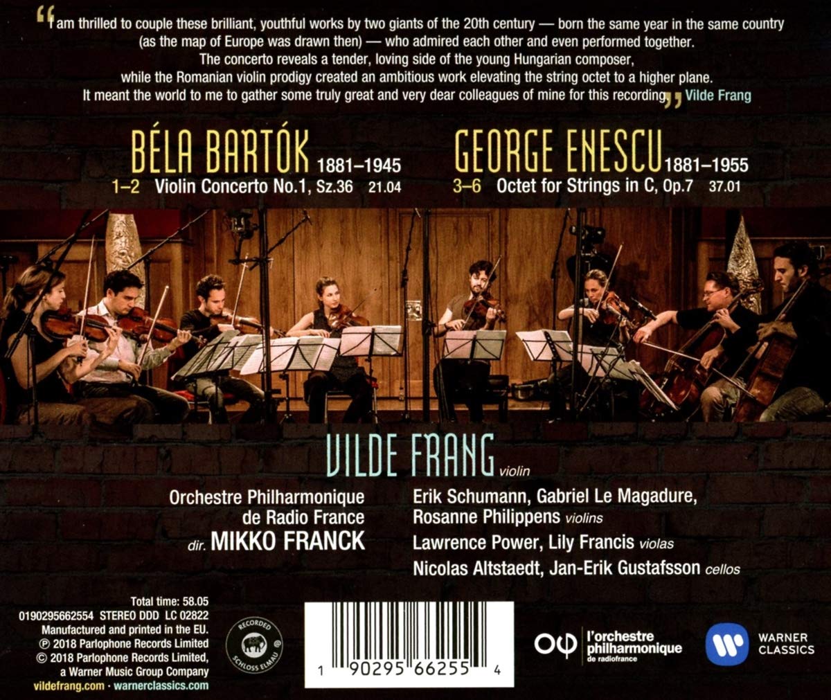 Bartok: Violin Concerto No. 1, Enescu: Octet for strings | Vilde Frang, Bela Bartok, George Enescu