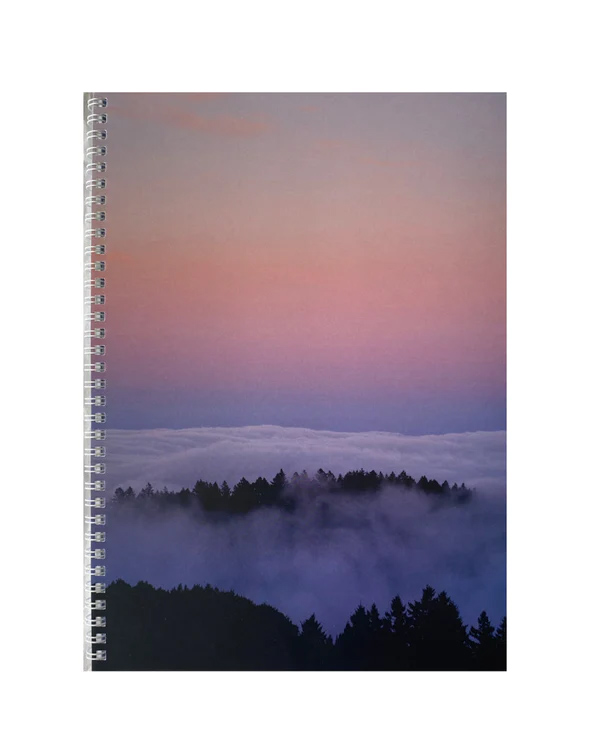 Caiet - Foggy Evening - A4 matematica, 80 file, spirala | Quartz Office