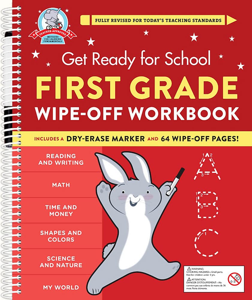 Get Ready for School: First Grade Wipe-Off Workbook | Heather Stella