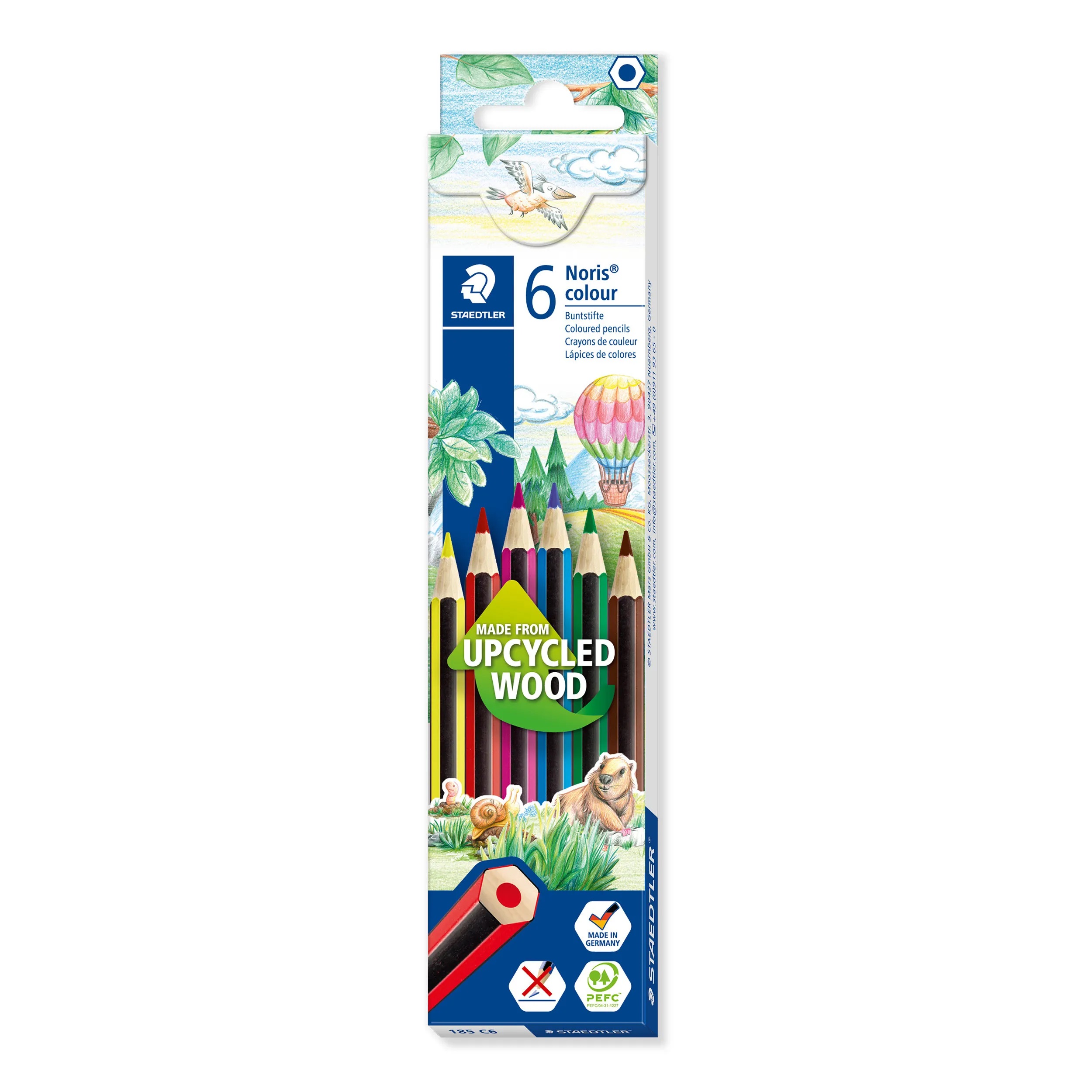 Set 6 creioane colorate - Assorted colours - Noris | Staedtler