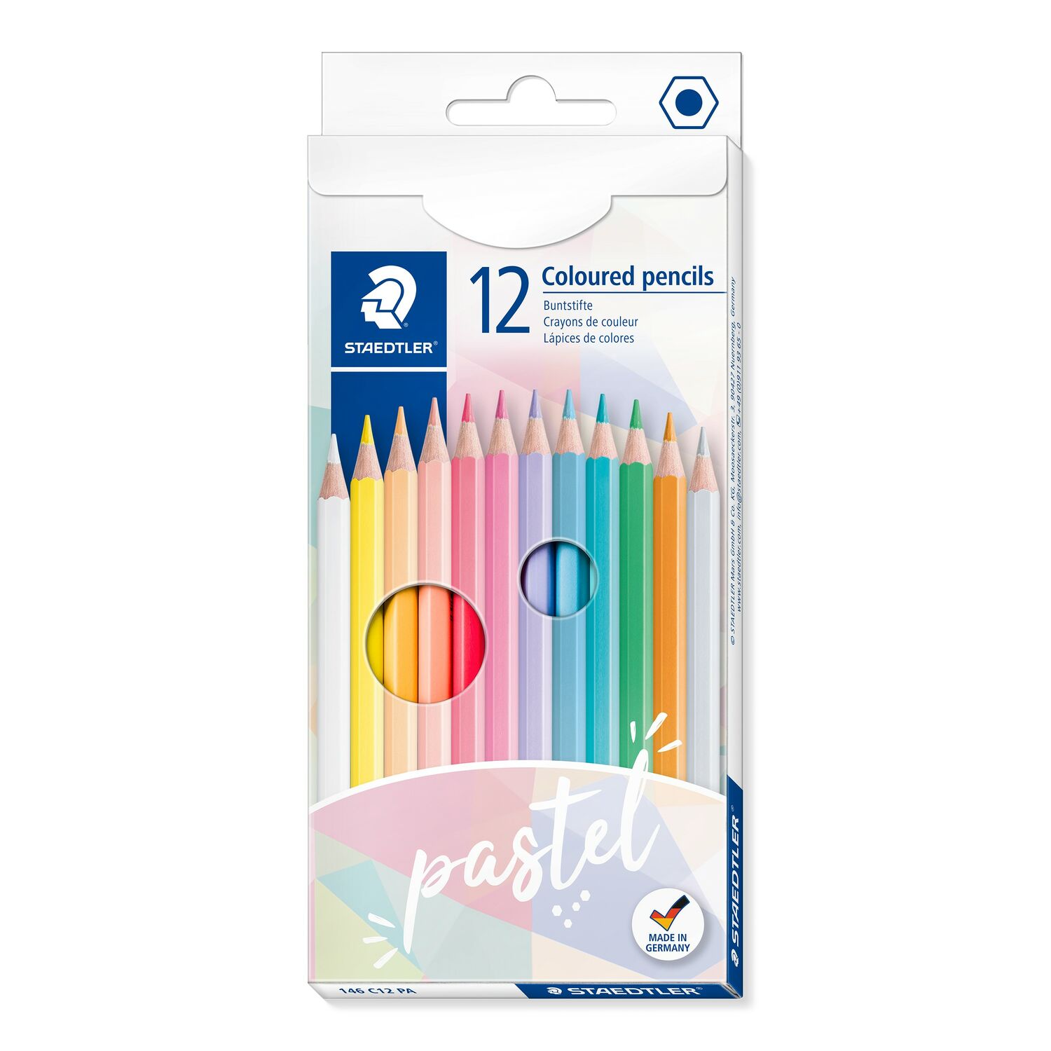 Set 12 creioane colorate - Pastel Colours | Staedtler - 3 | YEO