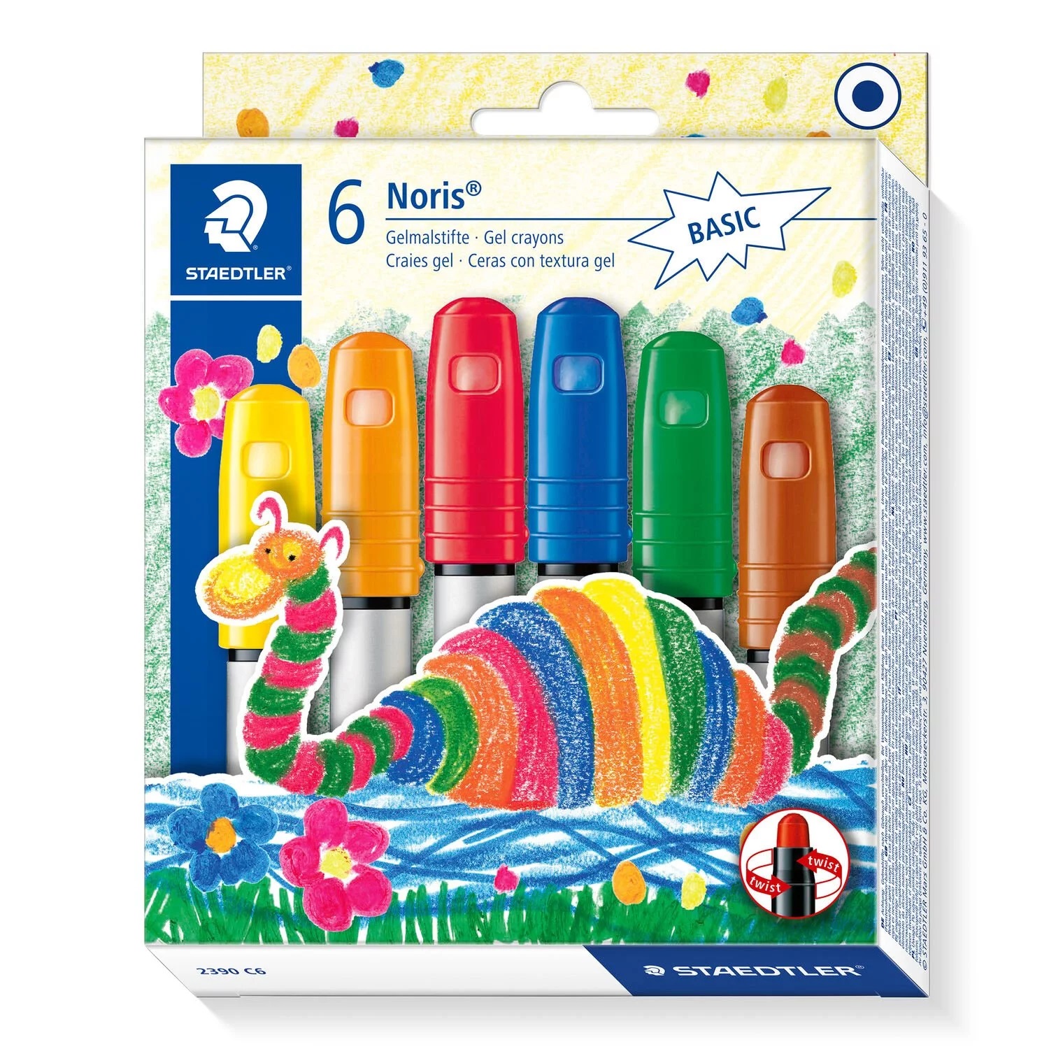 Set 6 creioane colorate cu gel - Noris | Staedtler - 5 | YEO