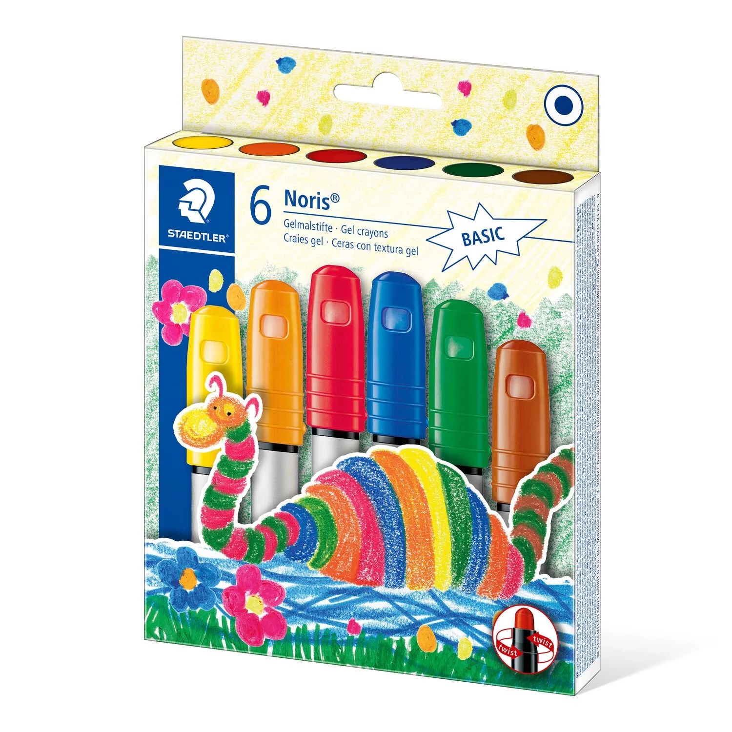 Set 6 creioane colorate cu gel - Noris | Staedtler