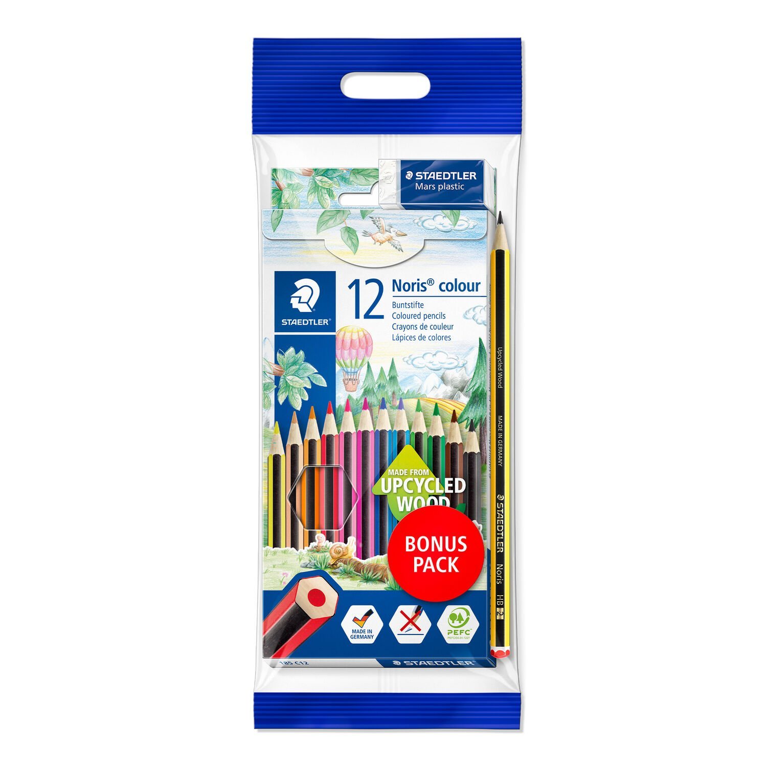 Set 12 creioane colorate - Noris Colour | Staedtler - 3 | YEO