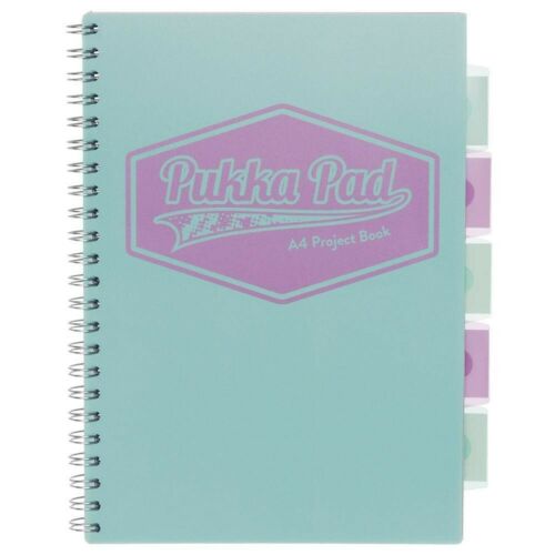 Caiet cu spirala si separatoare - Pukka Pads - Project Book Pastel | Pukka Pad