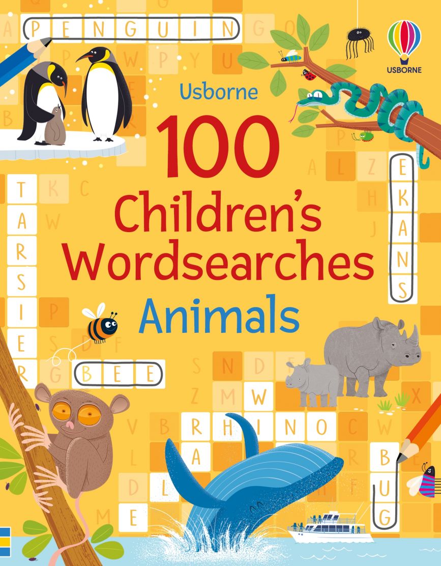 100 Children\'s Wordsearches: Animals | Phillip Clarke