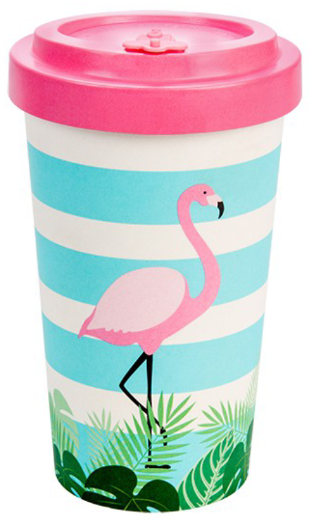 Cana de voiaj - Large - Flamingo Pink | Woodway - 1 | YEO