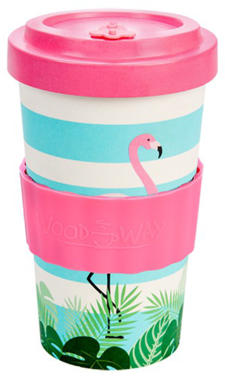 Cana de voiaj - Large - Flamingo Pink | Woodway