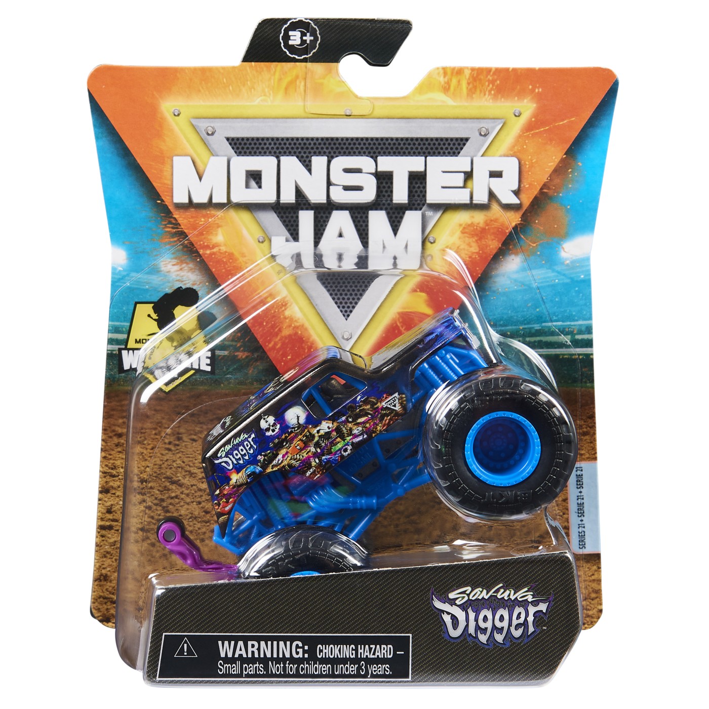 Masina metalica - Monster Jam - Son-uva Digger | Spin Master - 0