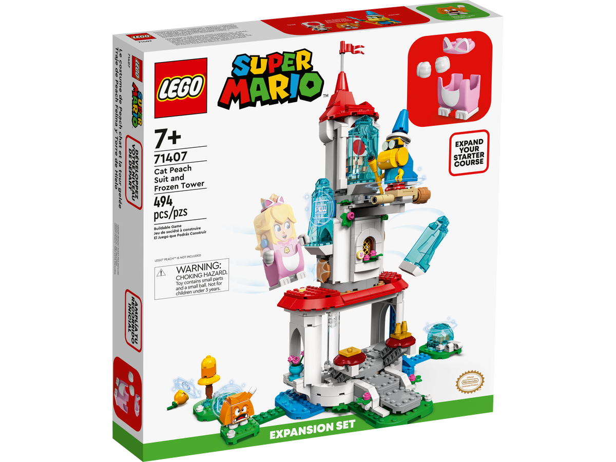 LEGO Super Mario - Cat Peach Suit and Frozen Tower Expansion Set (71407) | LEGO - 4 | YEO