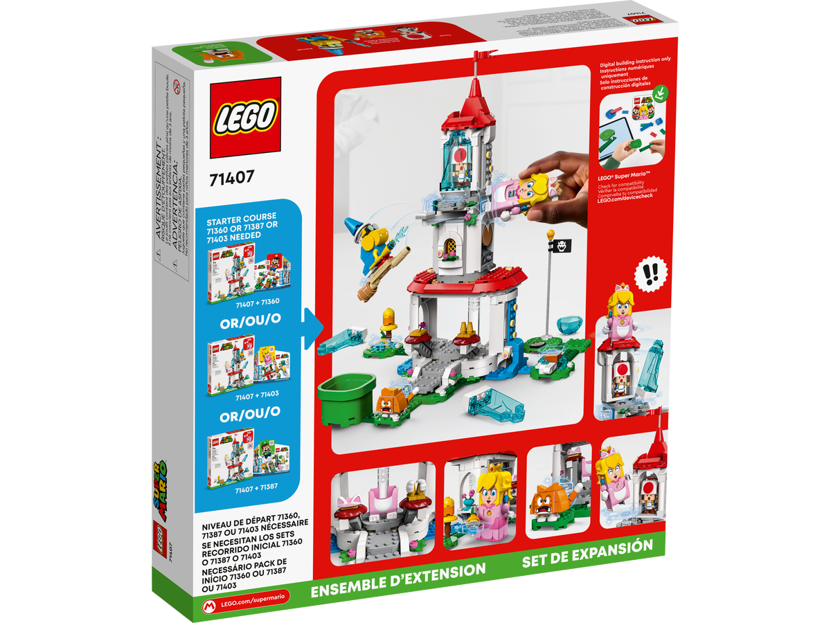 LEGO Super Mario - Cat Peach Suit and Frozen Tower Expansion Set (71407) | LEGO - 3 | YEO