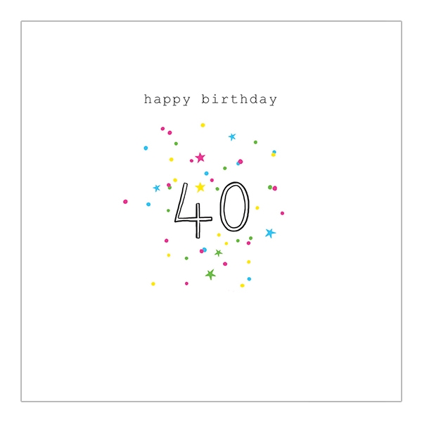 Felicitare - Happy Birthday 40 | Soul UK