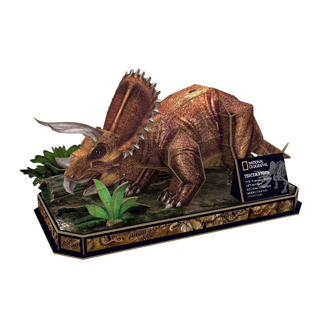 Puzzle 3D - Triceratops | CubicFun