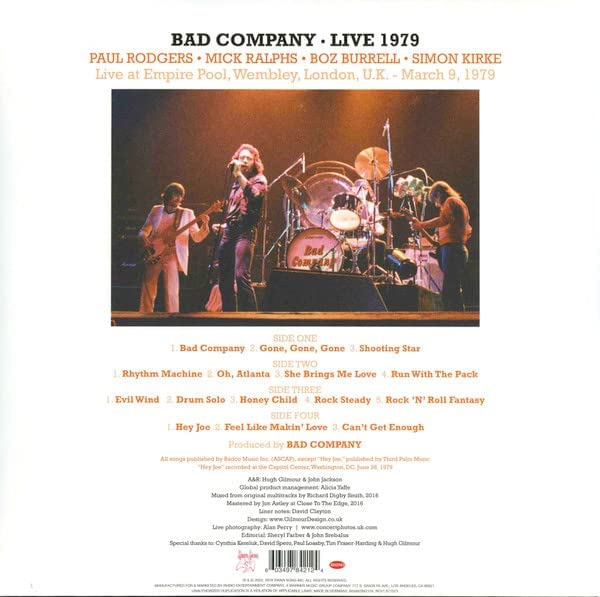 Live 1979 - Vinyl | Bad Company image1