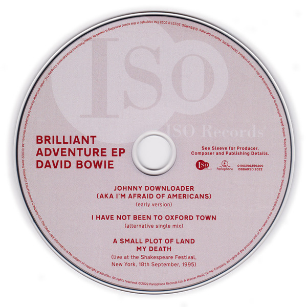 Brilliant Adventure EP | David Bowie - 1 | YEO