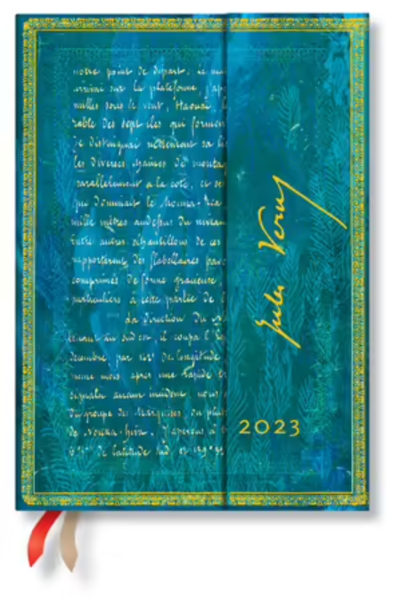 Agenda 2023 - 12-Month - Midi, Verso, Week-at-a-Time, Wrap - Verne, Twenty Thousand Leagues | Paperblanks