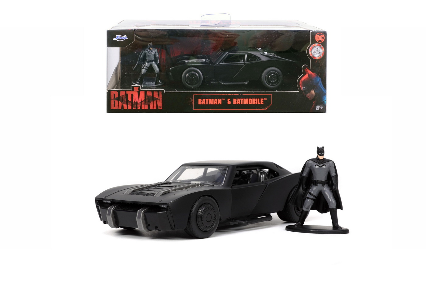 Set macheta si figurina - Batman & Batmobile | Jada Toys - 5 | YEO