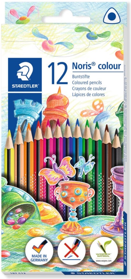 Set 12 creioane colorate - Noris colour 187 | Staedtler