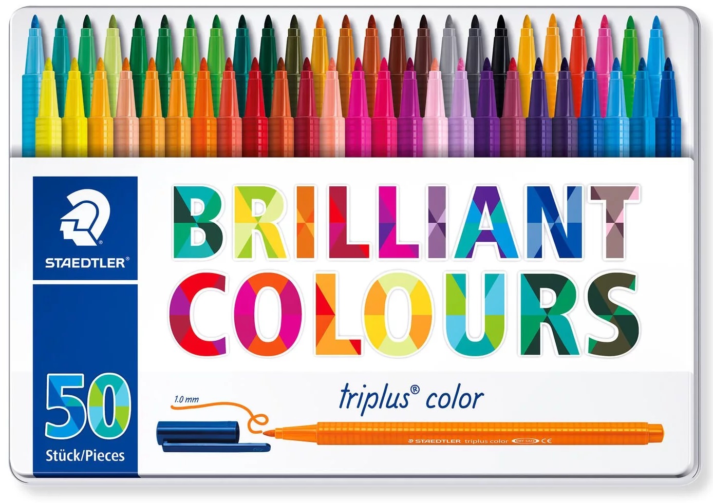 Set 50 carioci colorate Triplus | Staedtler - 4 | YEO