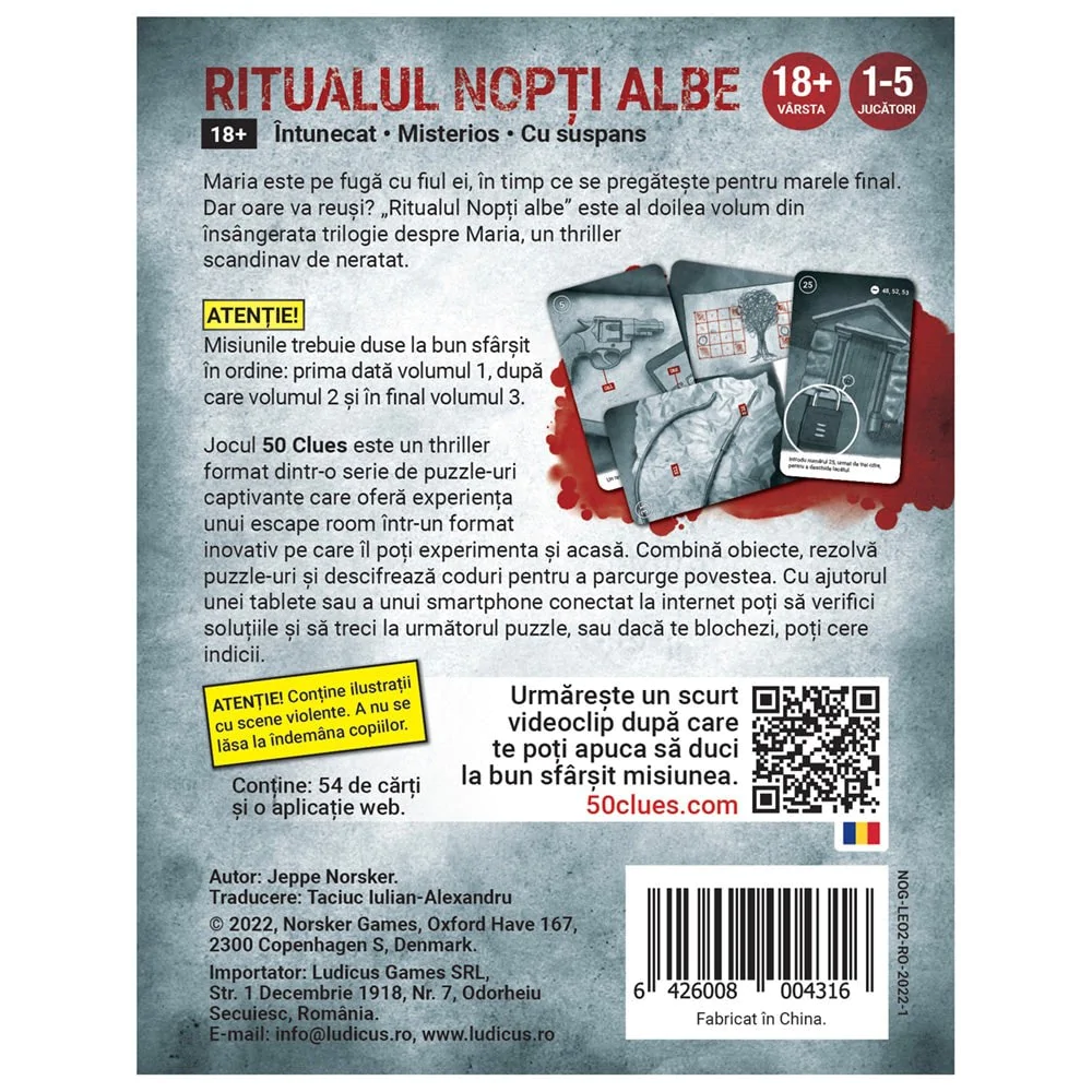 Joc - 50 Clues - Ritualul noptii albe | Ludicus - 1 | YEO