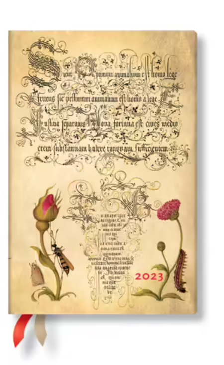 Agenda 2023 - 12-Month - Mini, Day-at-a-Time - Flemish Rose | Paperblanks