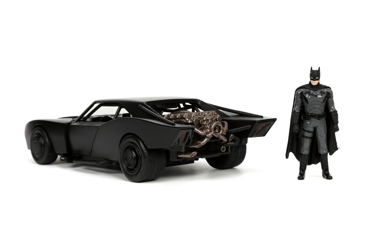 Masinuta - Batman & Batmobile, scara 1:24 | Jada Toys image3