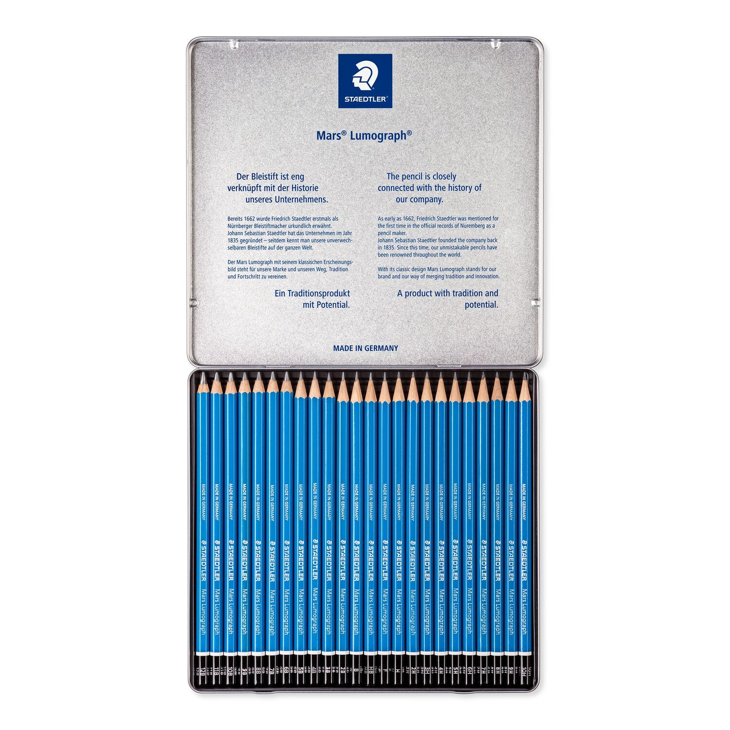 Set 24 creioane - Mars Lumograph | Staedtler