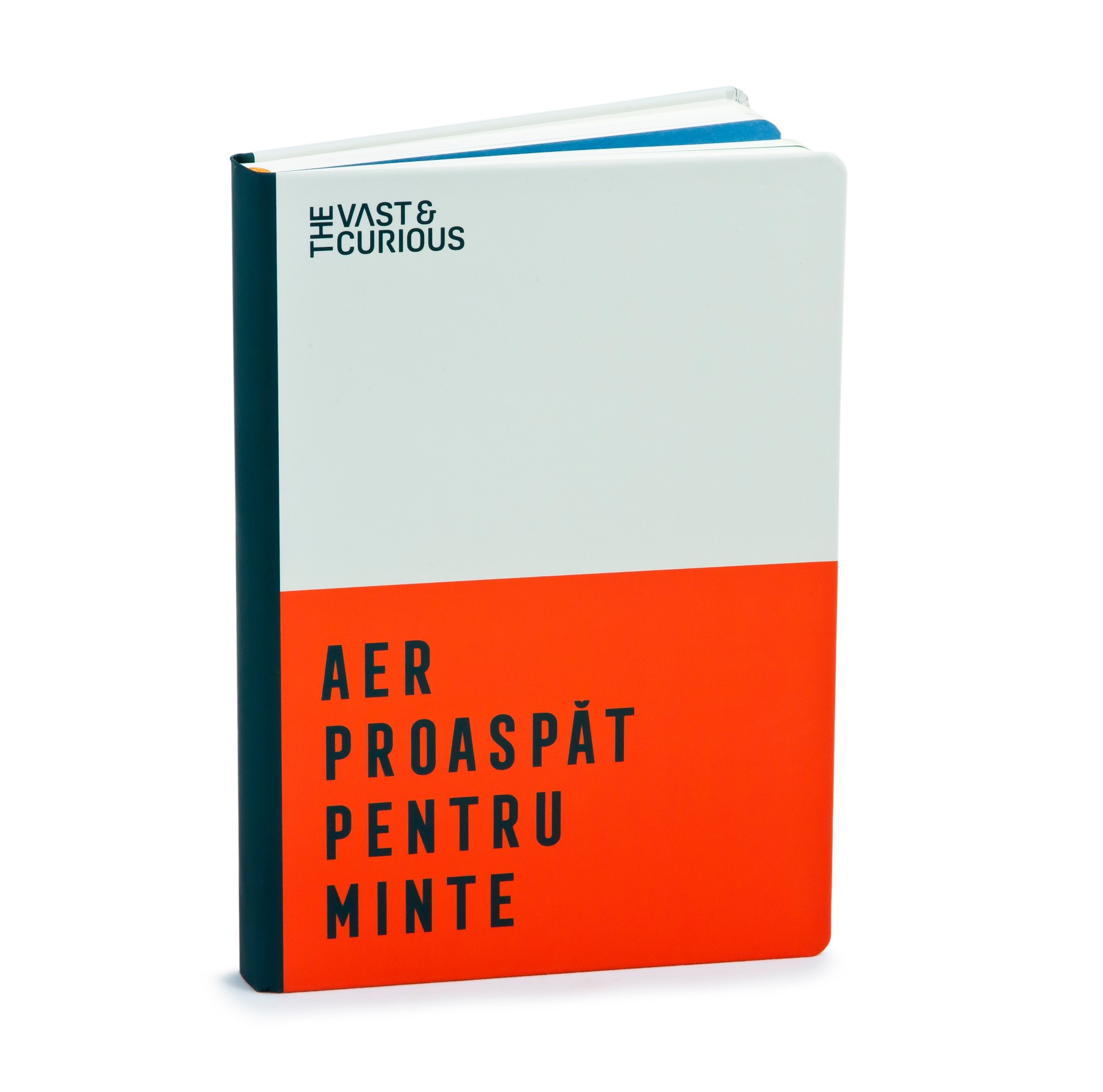 Carnet - Aer proaspat pentru minte, Oranj (Velina) | ROD