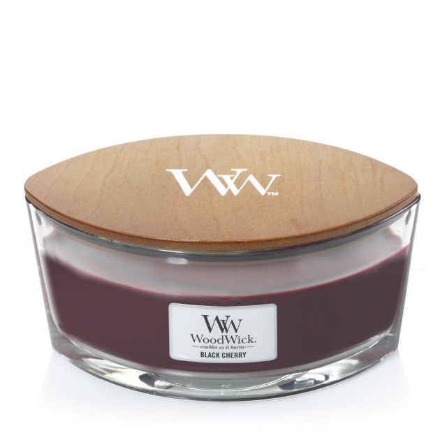 Lumanare parfumata - Ellipse Black Cherry | WoodWick - 3 | YEO