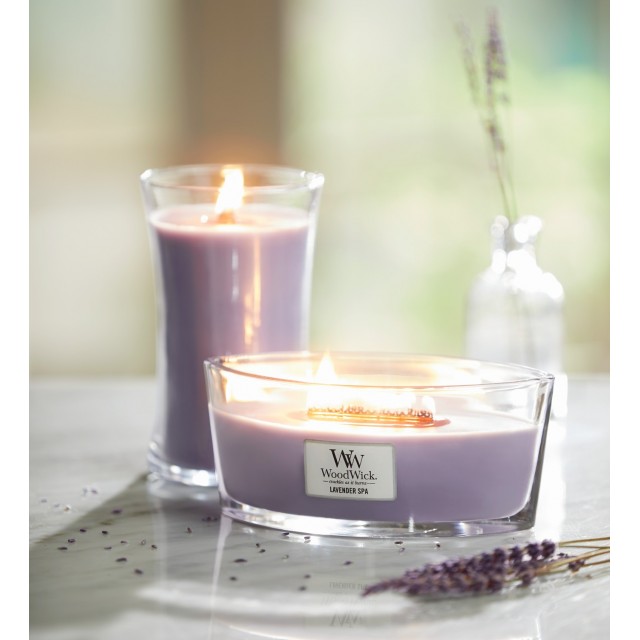 Lumanare parfumata - Ellipse Lavender Spa | WoodWick - 2 | YEO