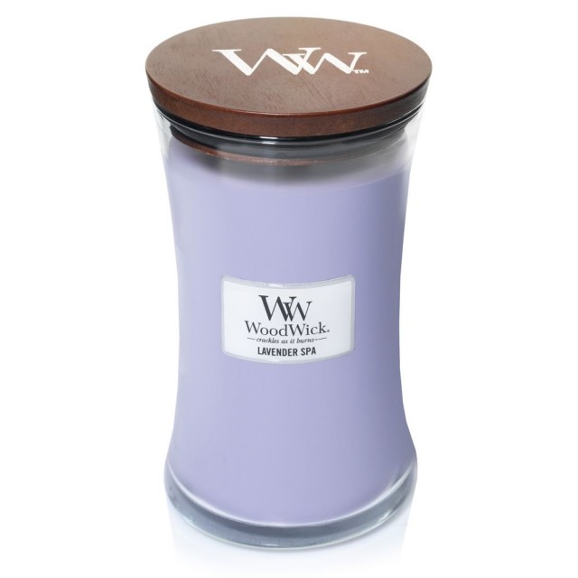 Lumanare parfumata - Large Jar - Lavender Spa | WoodWick - 3 | YEO