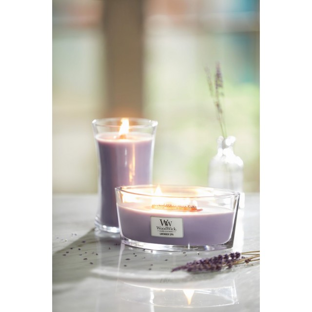 Lumanare parfumata - Large Jar - Lavender Spa | WoodWick - 2 | YEO