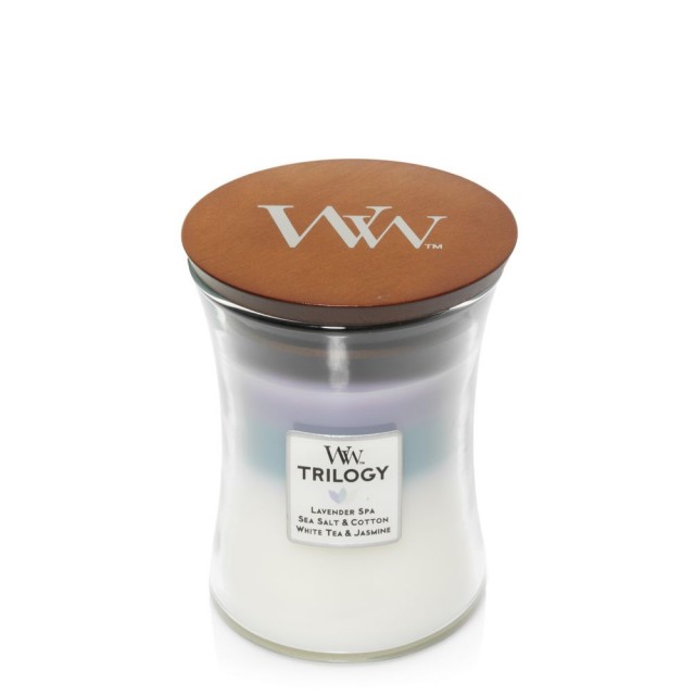 Lumanare parfumata - Trilogy Medium Jar - Calming Retreat | WoodWick