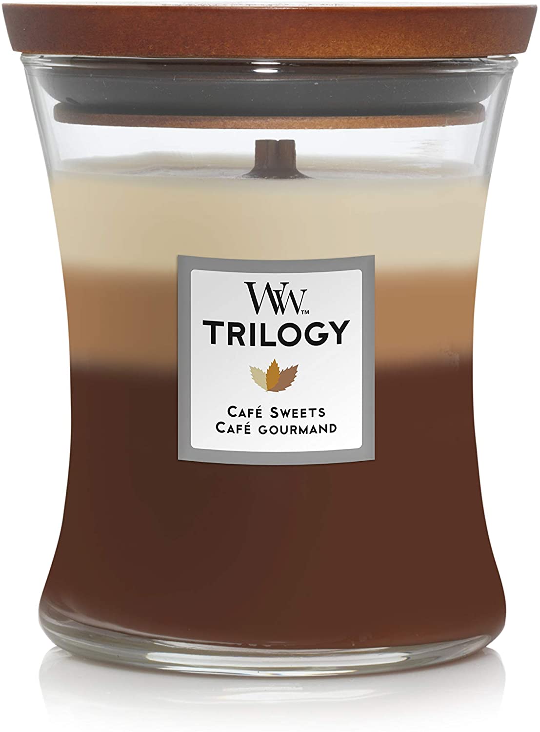 Lumanare parfumata - Triology Medium - Cafe Sweets | WoodWick - 1 | YEO