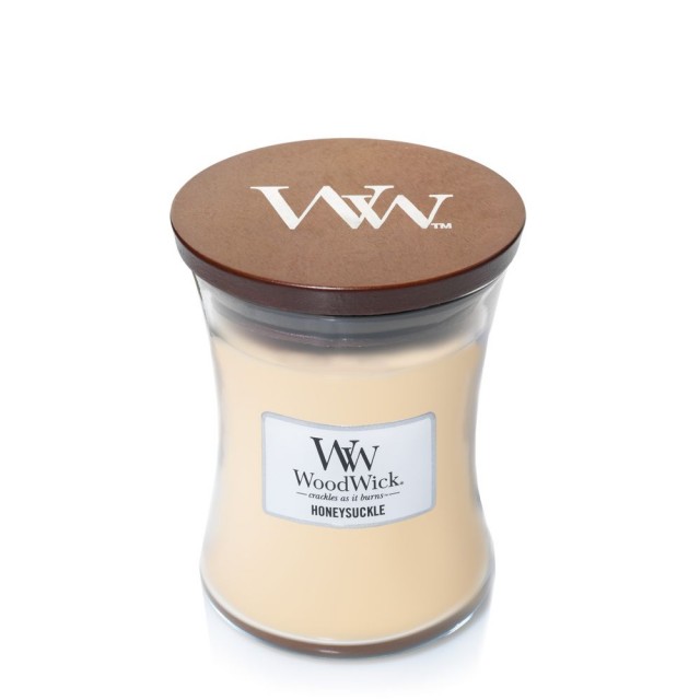 Lumanare parfumata - Medium Jar - Honeysuckle | WoodWick - 1 | YEO