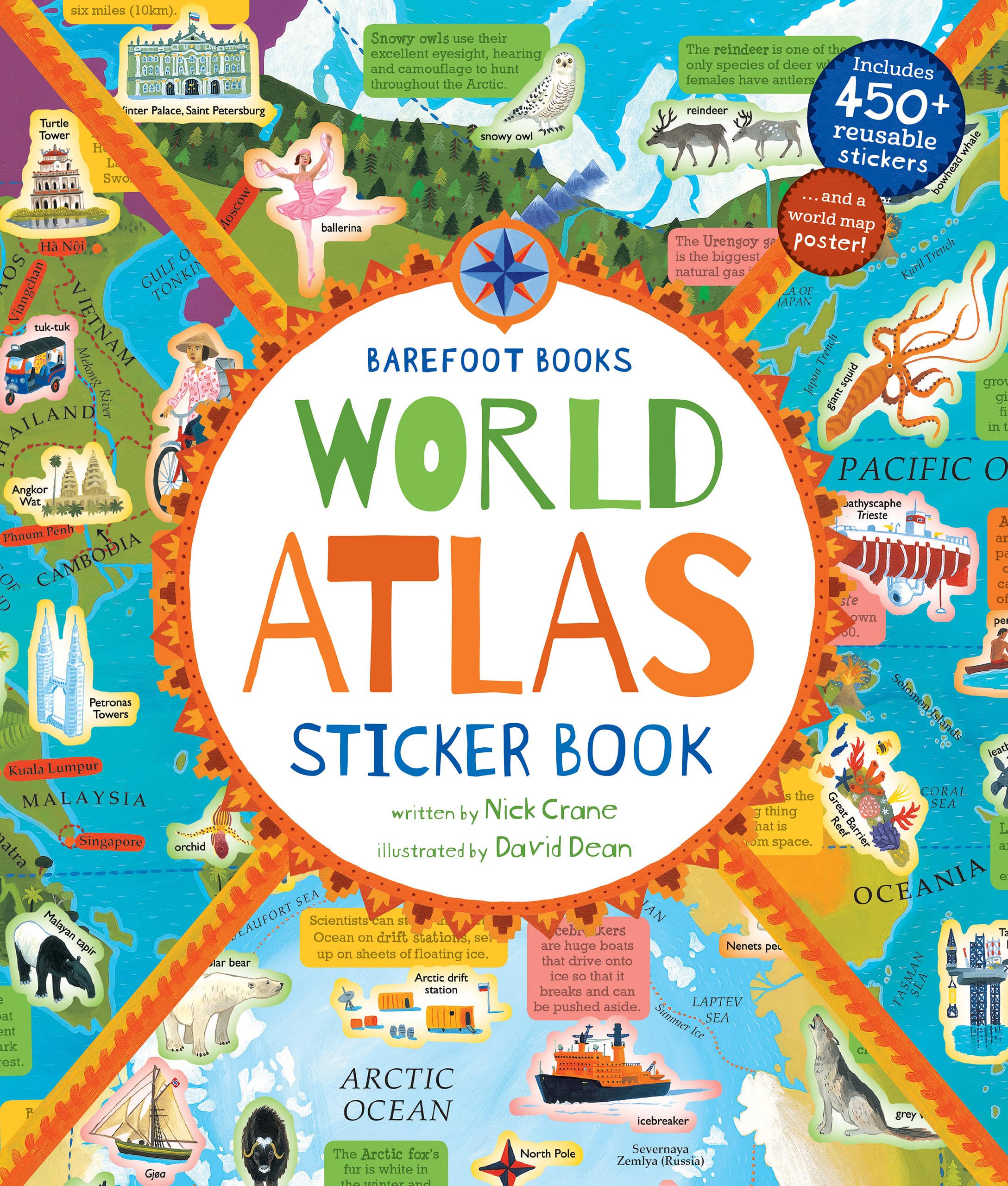 World Atlas Sticker Book |