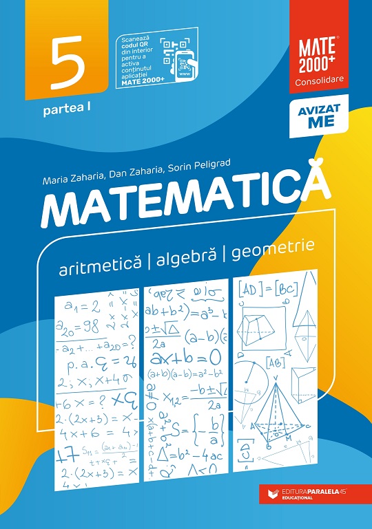 Matematica. Algebra, geometrie. Consolidare. Clasa a V-a | - 1 | YEO