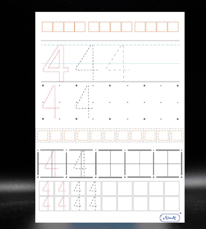 Planse cu cifre - 0-10 - Numaratoare Abac | NumLit