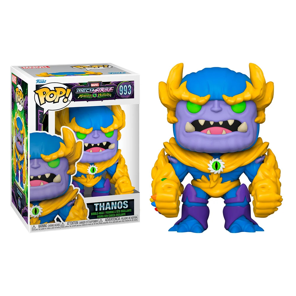 Figurina - Pop! Marvel - Monster Hunters: Thanos, Bobble-Head | Funko