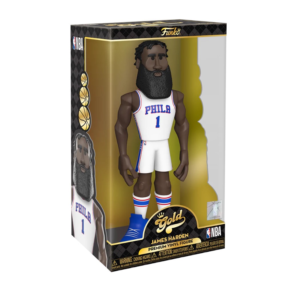 Figurina - Gold - NBA Rockets: James Harden, 30cm (doua culori) | Funko