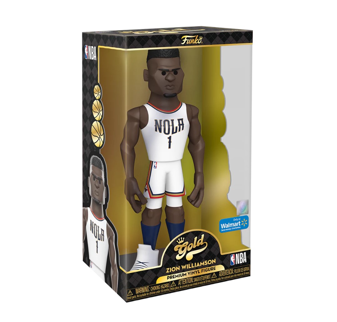 Figurina - Gold - NBA Pelicans: Zion Williamson, 30cm (doua culori) | Funko - 1 | YEO