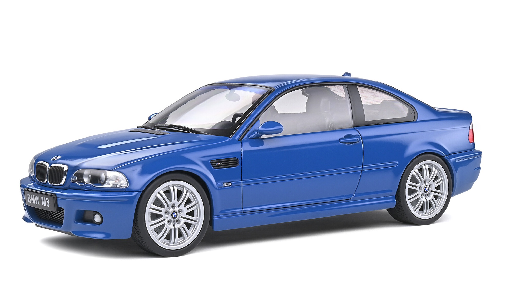 Macheta - BMW E46 M3 Coupe Albastru 2000, Scara 1:18 | Solido