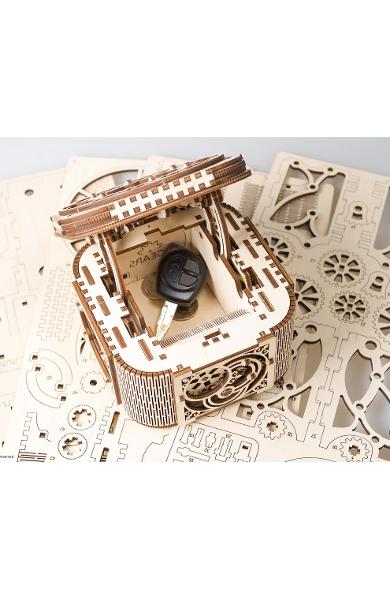 Puzzle 3D - Cutia de comori | Ugears - 1