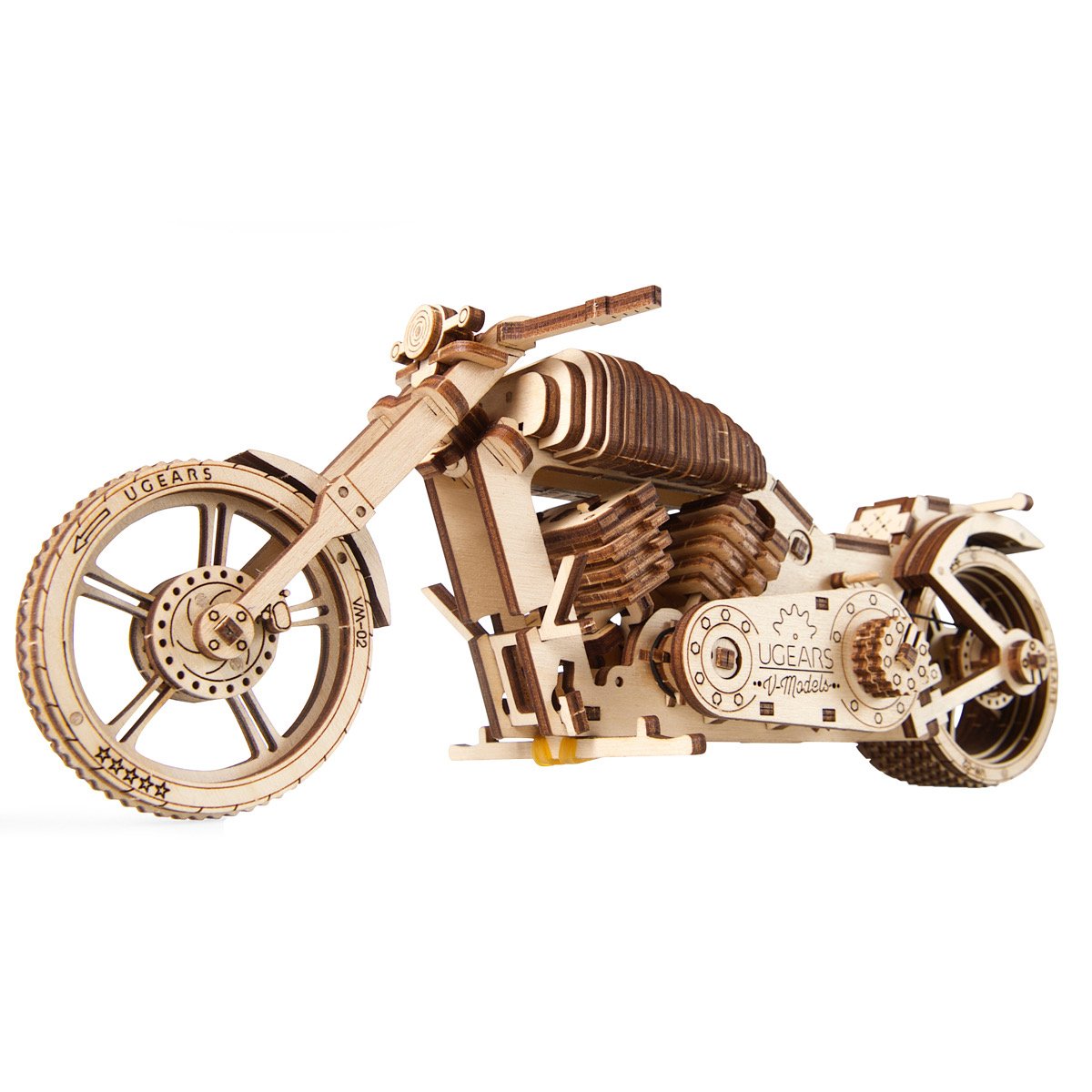 Puzzle 3D - Motocicleta VM-02 | Ugears