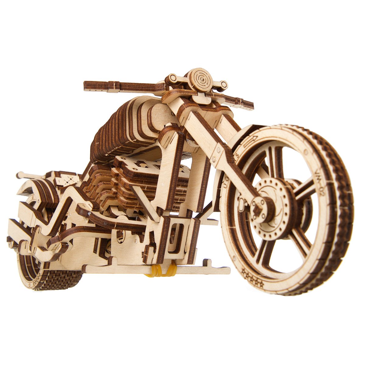 Puzzle 3D - Motocicleta VM-02 | Ugears - 8