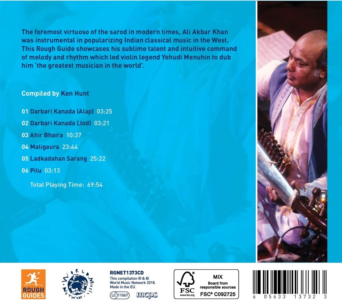 The Rough Guide To Ali Akbar Khan | Ali Akbar Khan - 1 | YEO