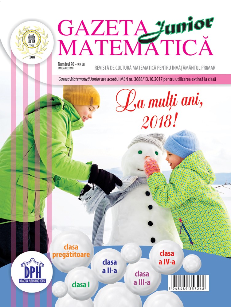 Gazeta Matematica Junior nr. 70 |