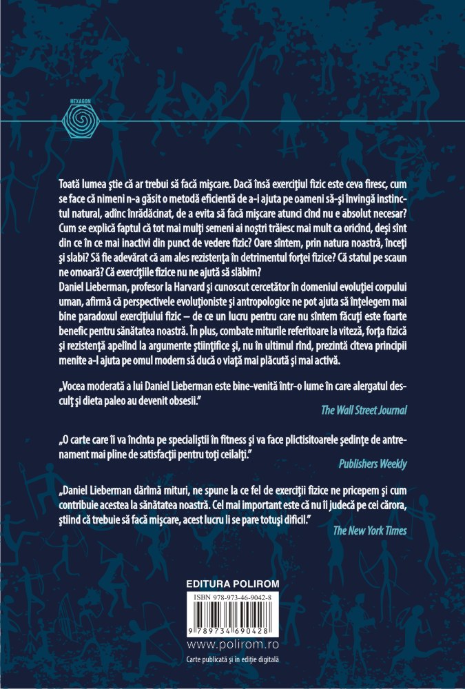 O istorie naturala a exercitiului fizic | Daniel E. Lieberman